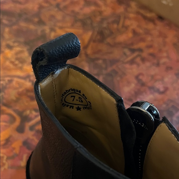 John Fluevog Black Leather Ankle Booties - Picture 2 of 8